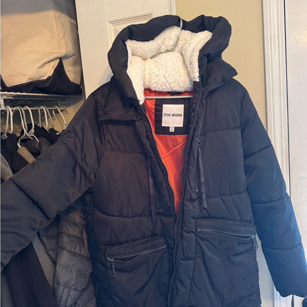 Steve Madden- Mid-Length Parka Jacket - image 2